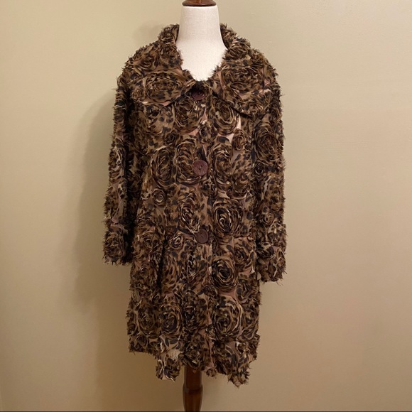 Damee, Inc. Jackets & Blazers - Damee, Inc. Leopard Jacket
